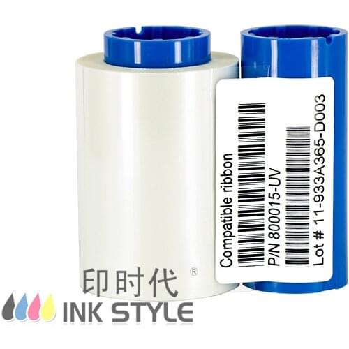 For Zebra Eltron UV Ribbon 1000prints use in Zebra P310i P330i P420C P520i P500 P600c P720C ID Card Printer