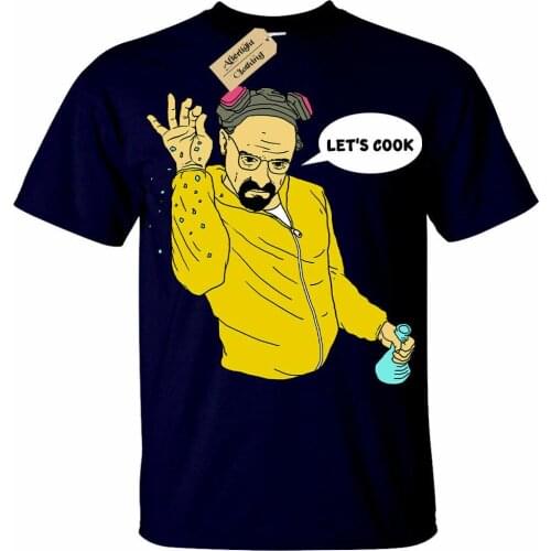 Lets Cook Meth T-Shirt Mens Funny Heisenberg Salt Bae