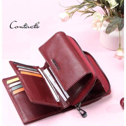 Small Wallet Women Fashion Multifunctional Leather Women Wallets Zipper Coin Purse Women Money Bag