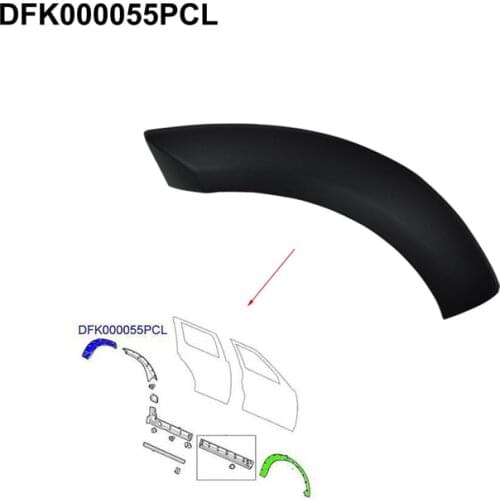 Rear Left Fender Flare Moulding Wheel Arch Moulding Fits 2005-201 LR3 LR4 DFK000055PCL