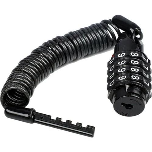 Motorcycle Bicycle Helmet Lock Durable Multi-functional 4 Digit Combination Steel Wire Cable Lock Backpack Lock helmet code lock