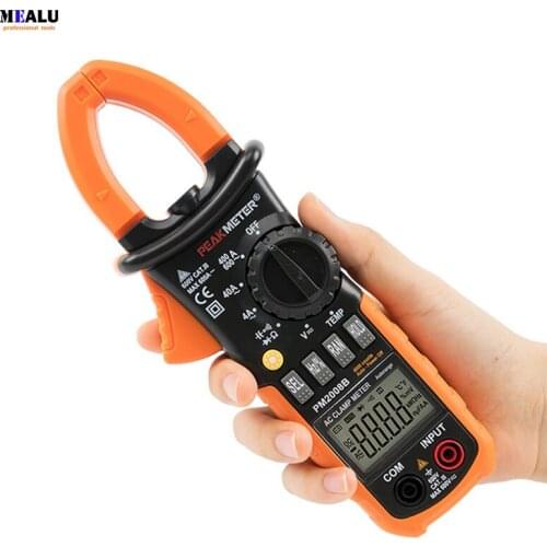 Professional Digital Multimeter PM2008b Clamp Meter 4000 Counts W Back Light Tester Electrical Instruments