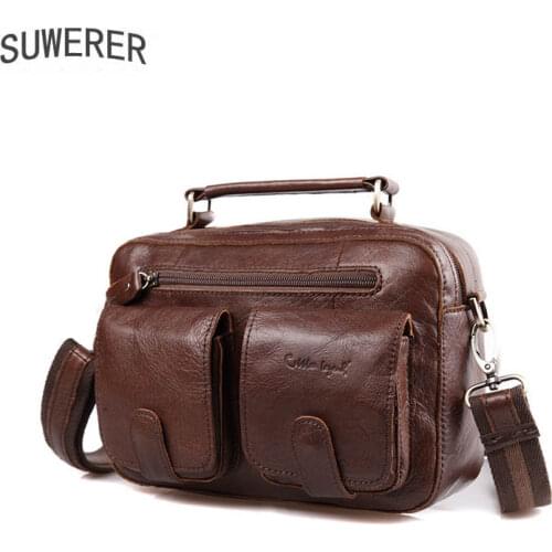 2020 new cobbler legend mens leather handbag diagonal bag leather shoulder bag small bag large capacity leather shoulder bag