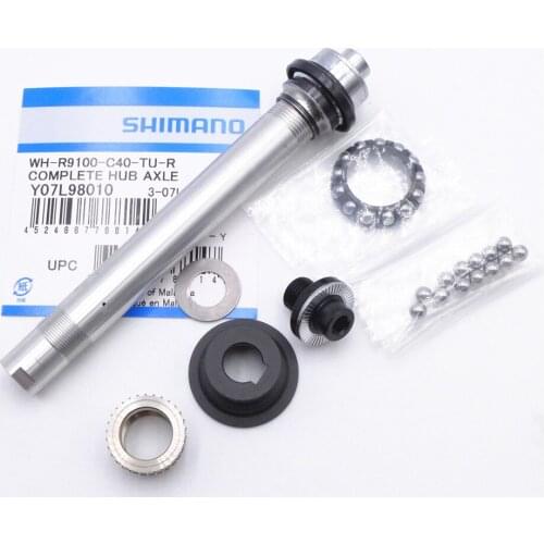 Shimano original road bike DA 9000 DURA-ACE R9100 WH-9000 front and rear hub wheel set repair parts Axle tower base shaft gear