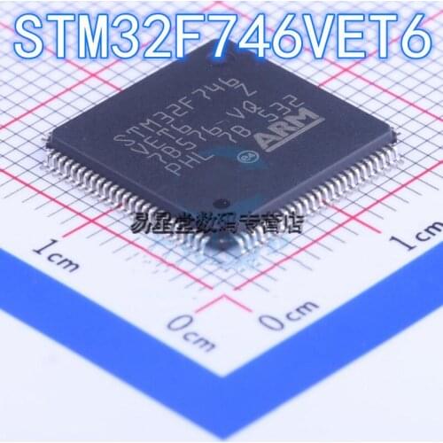 1PCS 100% new original authentic STM32F746VET6 QFP-100 32F746VET6 QFP100 32-bit microcontroller chip