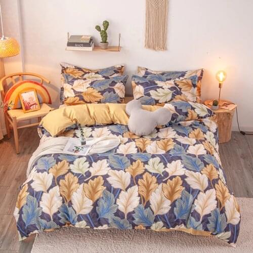 Plant flowers duvet cover Pillowcase 3pcs 220x240 /200x200 /175x220,single double queen king size,quilt covers ,bedding set