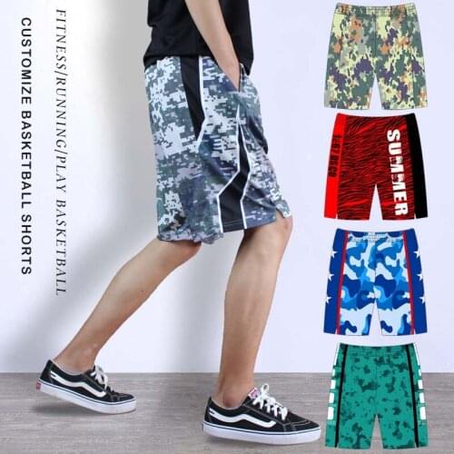 DIY Basketball Shorts Professional Running Training Shorts Breathable training suit