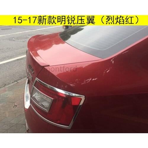 SHCHCG For Skoda Octavia 2015 2016 2017 ABS Plastic Unpainted Primer Color Rear Trunk Boot Wing Rear Spoiler Cover Car Styling