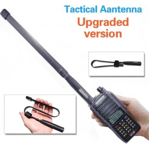 Army Game Foldable Tactical Outdoor Sports Dual Band VHF/UHF 144/430MHz Antenna For Baofeng UV-XR UV-9R Plus UV9R