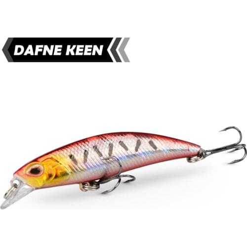 Dafne Keen Sinking Minnow Fishing Baits 60mm 6.5g Fishing Lures Professional Hard Lures Pencil Wobbler Crankbait Bass Pike Baits