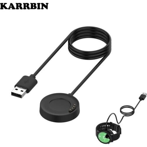 KARRBIN USB Charging Dock Sport Watch Portable Charger for Huami Amazfit Stratos 3 for Amazfit A1928 Smart Watch Charging Cable