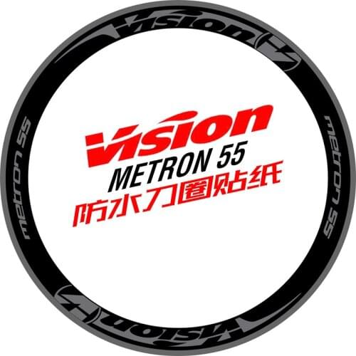 Vision 55 wheel set sticker road bike carbon knife ring color change sticker reflective bicycle personality m55