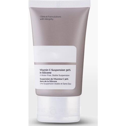 Vitamin C Suspension 30% In Silicone Brighten Whitening Cream Fade Spots Improve Skin Face Primer Base Makeup 30ml