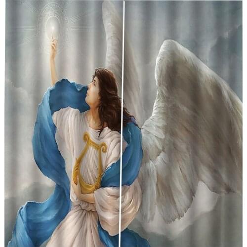 Waterproof Digitial Printed 3D Curtain Drapes Window Curtain For Bedroom Living Room Home Office Shop Window Ornament