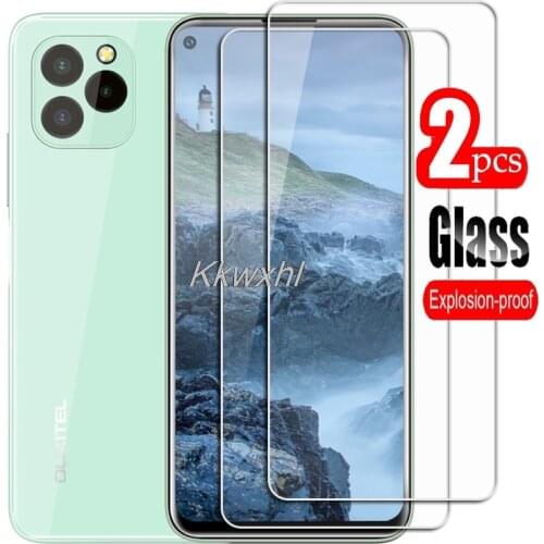 2PCS FOR Oukitel C21 Pro High HD Tempered Glass Protective On Ouk C21Pro Phone Screen Protector Film