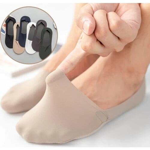 3 Pairs Invisible Socks Women Anti Slip Summer Ultra-thin Silicone Non-slip Soft Solid Classic Business Socks Pack Shallow Mouth