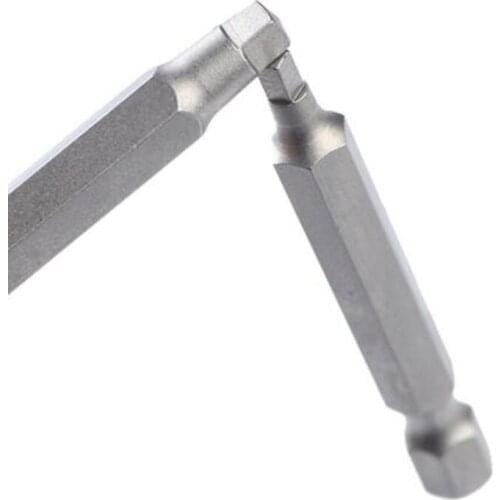 3X 50mm SQ2 Durable Square Head Driver Bit Screwdriver Bits Tool Set S2 Steel