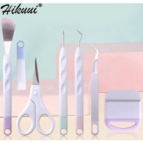 5/6 PCS DIY Craft Vinyl Weeding Tools Set Silhouettes Cameos Lettering Scrapbook Embellishment Basic Vinyl Handmade Tool