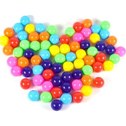 50 Pcs Eco-Friendly Colorful Ball Pit Soft Plastic Ocean Ball Water Pool Ocean Wave Ball Outdoor Toys for Children