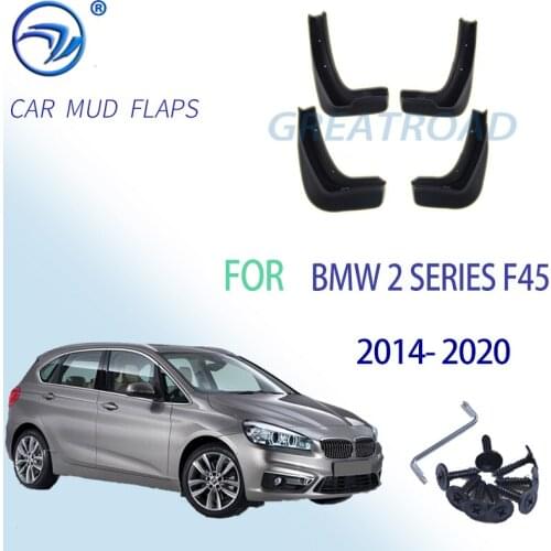 Set Mud Flaps For BMW 2 Series F45 F46 Gran Active Tourer 2014 - 2020 Mudguards Splash Mud Guards Fender Accessories