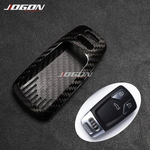 Car Remote Key Case Cover fob Holder Skin Shell For Audi A4 B9 A5 S5 2017 TT TTS 2015-2017 Car Accessories