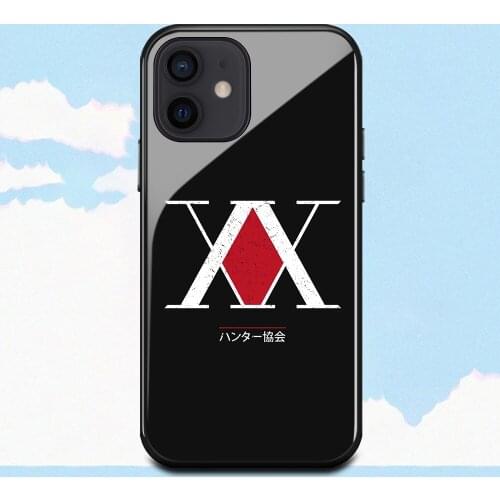 HUNTER X HUNTER Case For iPhone 6 6s SE2020 7 8 Plus X XR XS 11 12 mini 12Pro MAX HxH GON FREECSS glass phone case shell cover