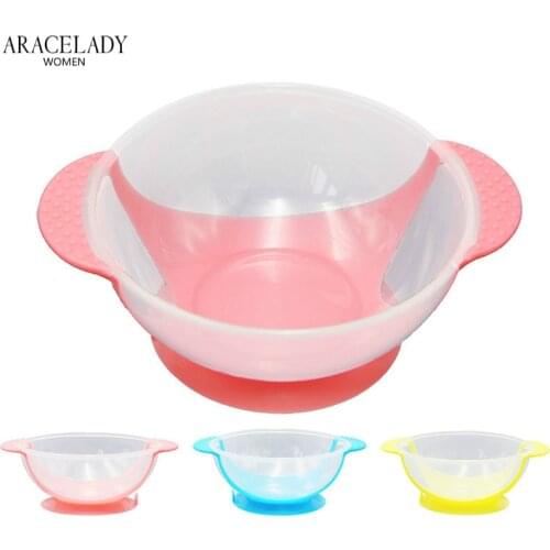 Baby Learning Dishes With Suction Cup Kids Safety Dinnerware Set Assist Bowl Temperature Sensing Childrens For Tableware Plate