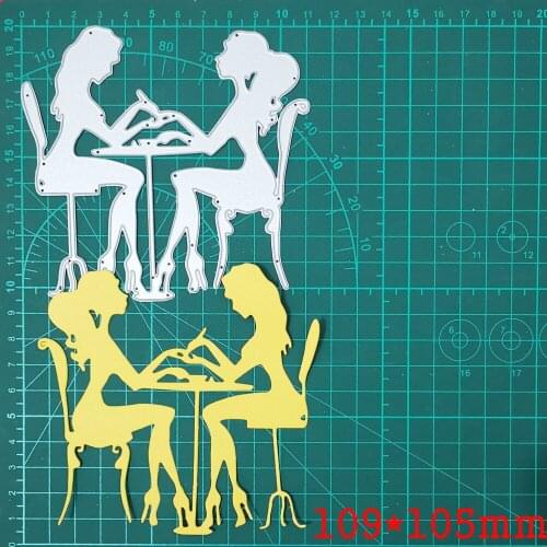 Girls Making Nails/Nails Art Metal Cutting Dies For Stamps Scrapbooking Stencils DIY Paper Album Cards Decor Embossing 2020 New