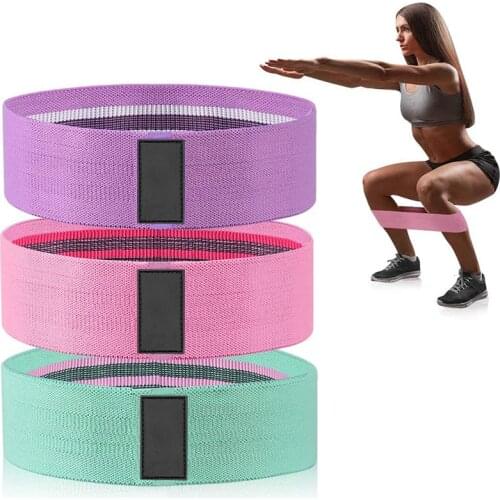 Booty Bands Hip Resistance Bands Glute Booties Elastic Bands for Fitness Fabric Fitness Gum Booty Bands Set Expander Equipment