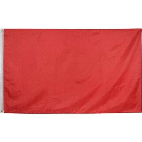 Xiangying 90x150cm RED Flag Solid Color