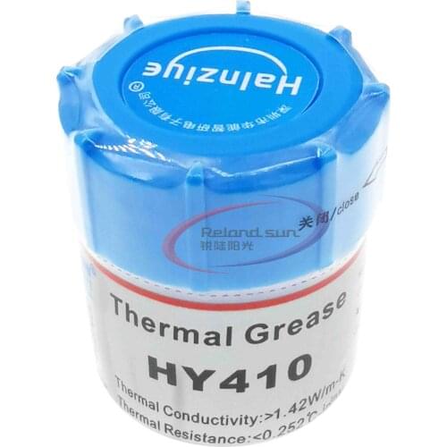 HY410 10g White Thermal Conductive Grease Silicone Paste for CPU GPU Cool