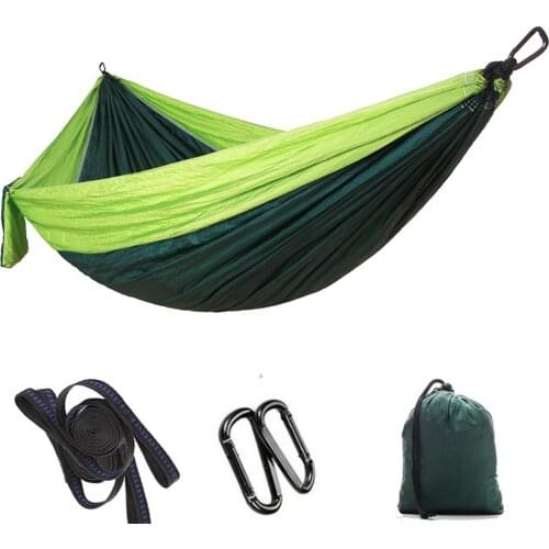 Camp Parachute cloth hammock outdoor camping Swing double Camp hammock Portable Camp Sleeping Bed Beach Mattress Picnic Blanket