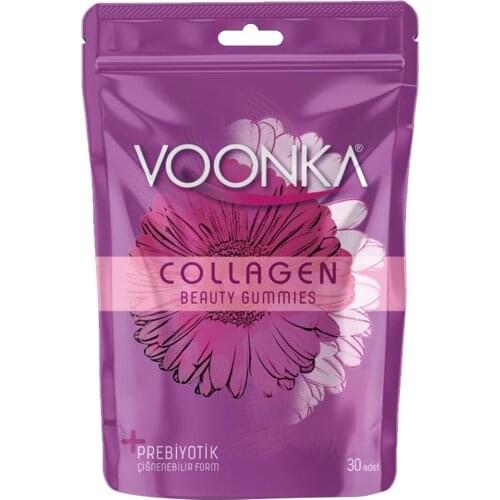 Beauty Collagen Gummies Food Supplement 30 Pieces of Skin Tissue Rejuvenation and Tightening Improved Circulatory System