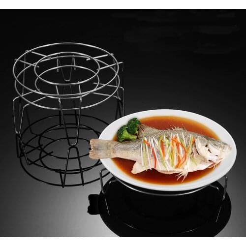 Stainless Steel Steamer Rack Multi-Purpose Durable Pot Mesh Steam Tray Stock Stand Kitchen Cookware Kitchen Tools Accessories