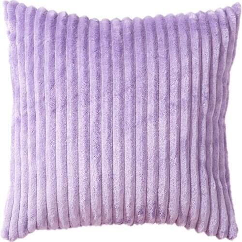 Pillowcase Office Back Pillow Cover Living Room Bedroom Sofa Decorative Pillows Cover Corn Strips Plush Pillowcase Cushion Cover