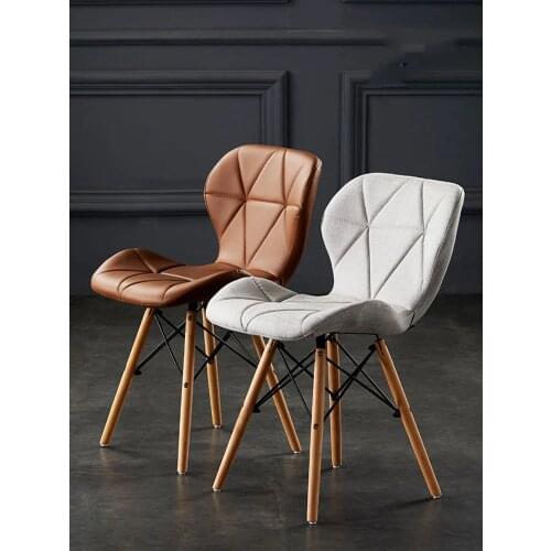 Dining chair Nordic bedroom home leisure simple chair discussion desk chair makeup manicure stool coffee milk tea shop dining ch