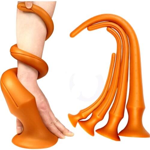 Super Long Go Deep Into Anal Plug Dildo Butt Plug Adult Anal Sex Toys for Men Gay Prostate Massgaer Anus Stimulator Masturbators