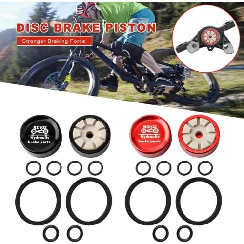 MTB Road Bike Disc Brake Piston Durable Bicycle Hydraulic Brake Caliper Piston Kit Before After Brake General Parts For Shimano