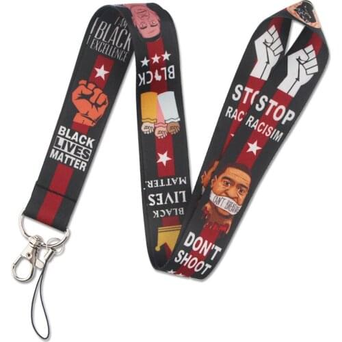 Safeguarding human rights Lanyard Badge ID Mobile Phone Rope Key Lanyard Neck Straps Accessories webbings ribbons