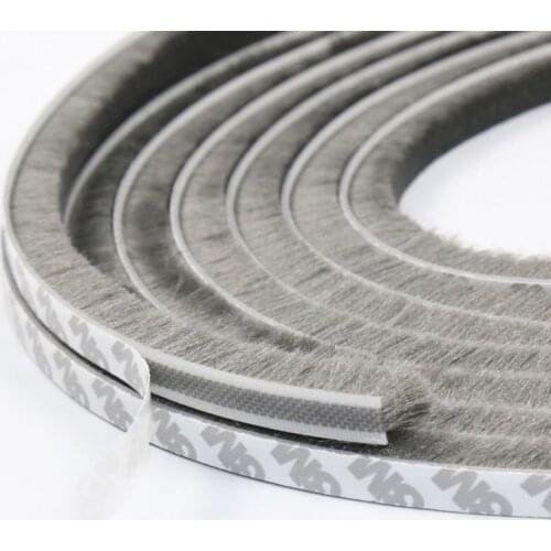 3M Self Adhesive Seal Strip Door Draught Excluder Window Pile Seal Film Door Brush Swal Weather Strip for Door Protector Strip