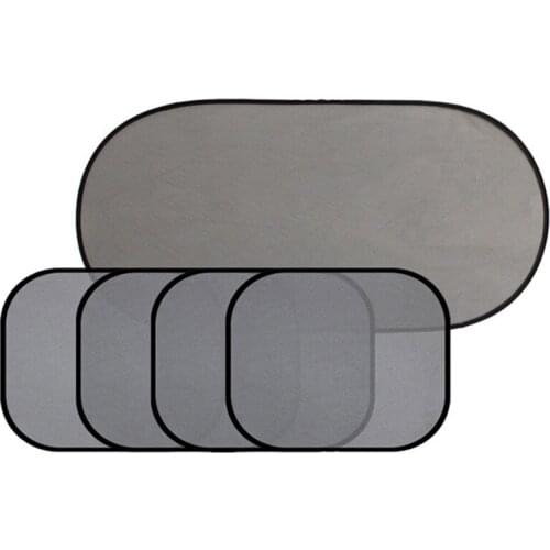 5Pcs 3D Photocatalyst Mesh Sun Visor Window Screen Sunshade Car Curtain Car Cover Sunshade Car Interior Product with 11 Sucker