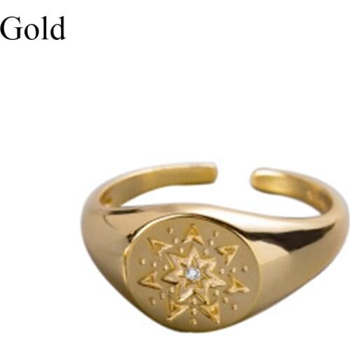 Beadsnice Silver Resizable Rings Fairytale Snow Flower Glither Shiny Bling Light Luxury For Couple ID 41136