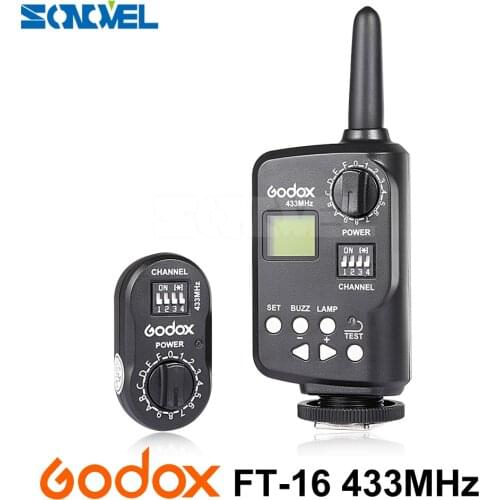 Godox FT-16 Wireless Power Remote Controller Flash Trigger for Witstro AD180 AD360 AD360II Speedlite FOR Canon Nikon Pentax