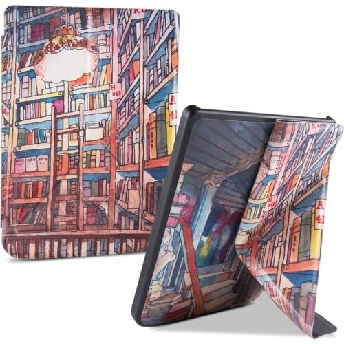 PocketBook Touch HD 3/Touch Lux 4 5/Basic Lux 2/Basic 4/633 Color 2020 Case - Lightweight Slim Origami Stand Protective Cover