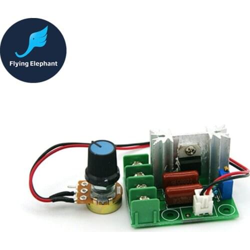 2000W SCR Electronic Voltage Regulator 220V Dimming Dimmer 25A for Lamp Speed Voltage Temperature Control