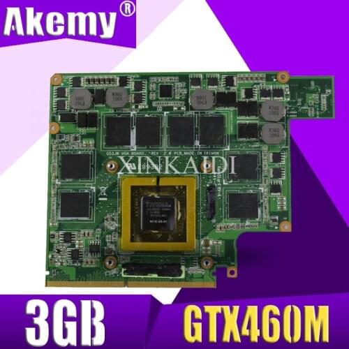 XinKaidi GTX460M 12 memory G53S G73S G53SX G53SW G73SW G73JW notebook Graphic Video VGA Card 3G For ASUS G73JW G53JW G73 G53