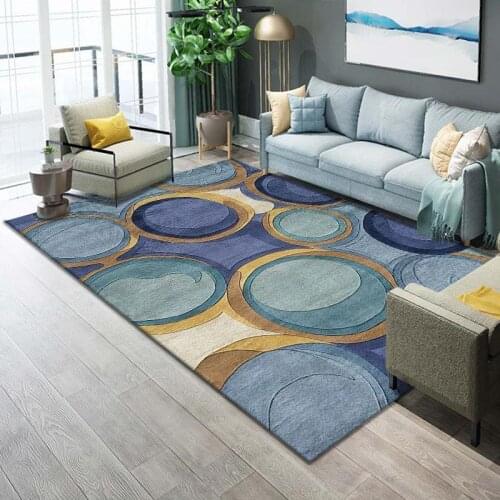 Autumn And Winter Washable Carpet Rug For Living Room Washable Modern Printing Geometric Floor Rug Carpet For Parlor Mat Bedroom