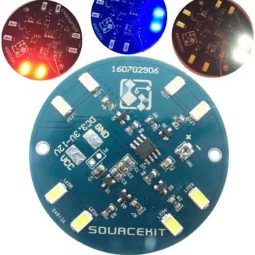 LED red, blue and white alternate flashing / running flash / warning light / anti-theft / warning / reminder