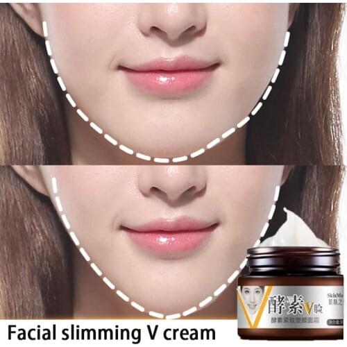 Slimming Facial V Cream Skin Care Facial Lifting Firm Powerful V-Line Face Enzyme Slimming Cream Fat Burning Moisturizing 30g