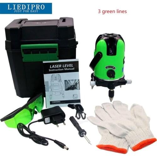 Nivel Laser NeW 3D 4D Outdoor Indoor Laser Level with Self-Leveling Construction Tools Super Powerful GREEN Laser Germany Laser